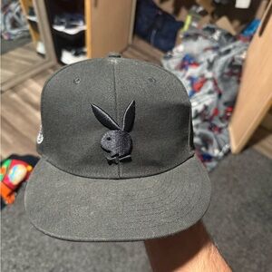 PLAYBOY Dark Gray Hat
